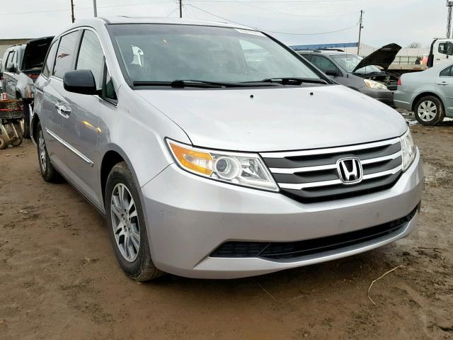 5FNRL5H69CB131454 - 2012 HONDA ODYSSEY EX SILVER photo 1