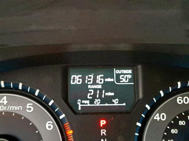 5FNRL5H69CB131454 - 2012 HONDA ODYSSEY EX SILVER photo 8