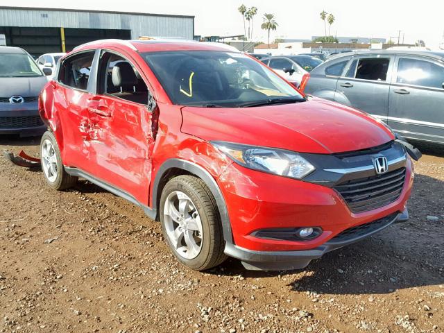 3CZRU6H77HM728787 - 2017 HONDA HR-V EXL RED photo 1