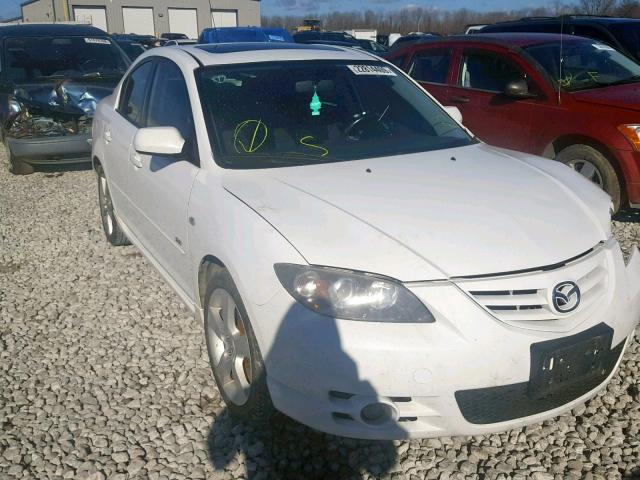 JM1BK323151221071 - 2005 MAZDA 3 S WHITE photo 1