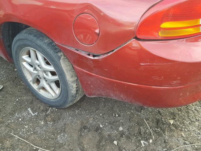 2B3HD46R11H608256 - 2001 DODGE INTREPID S RED photo 9