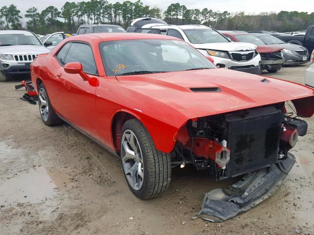 2C3CDZBG3FH737492 - 2015 DODGE CHALLENGER RED photo 1