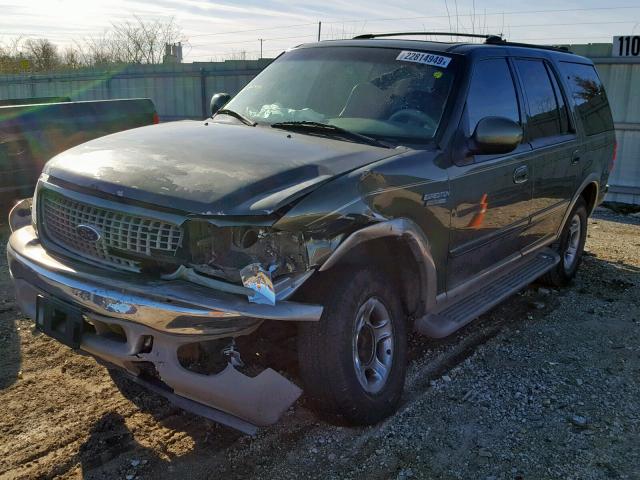 1FMPU18L01LB27494 - 2001 FORD EXPEDITION Yaşıl foto 2