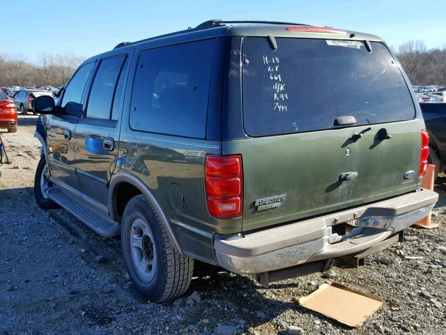 1FMPU18L01LB27494 - 2001 FORD EXPEDITION Yaşıl foto 3