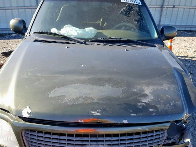 1FMPU18L01LB27494 - 2001 FORD EXPEDITION Yaşıl foto 7