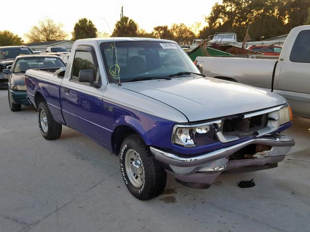 1FTCR10A9VTA50502 - 1997 FORD RANGER PURPLE photo 1