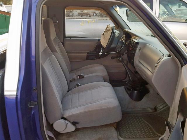 1FTCR10A9VTA50502 - 1997 FORD RANGER PURPLE photo 5
