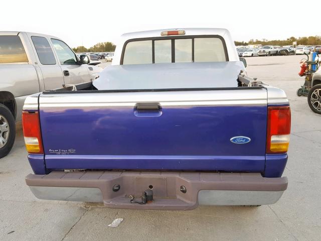 1FTCR10A9VTA50502 - 1997 FORD RANGER PURPLE photo 6