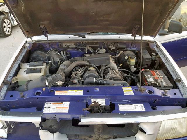 1FTCR10A9VTA50502 - 1997 FORD RANGER PURPLE photo 7