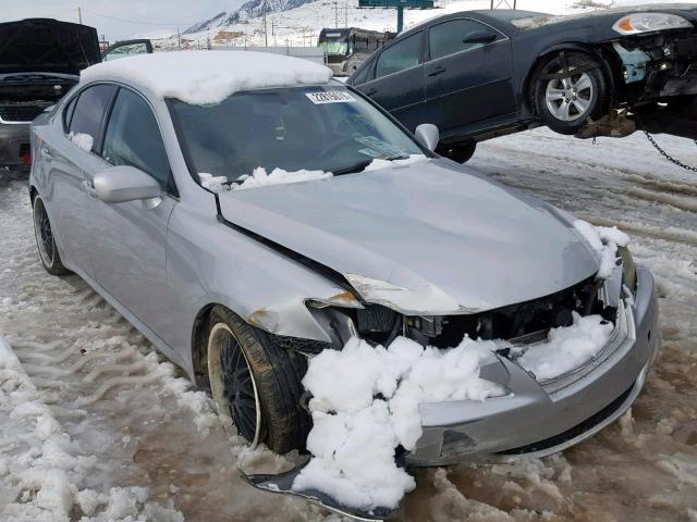 JTHBK262275041524 - 2007 LEXUS IS 250 SILVER photo 1