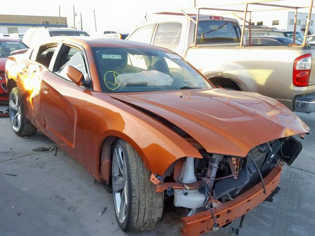 2B3CL3CG9BH534239 - 2011 DODGE CHARGER ORANGE photo 1