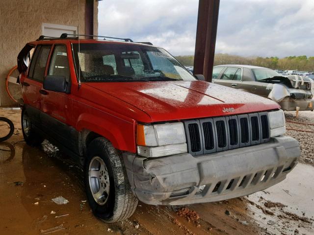 1J4GZ58S1VC513362 - 1997 JEEP GRAND CHER RED photo 1