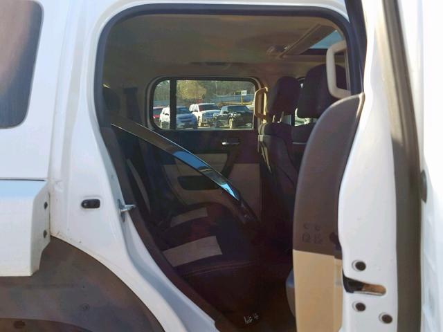 5GTEN13E488116277 - 2008 HUMMER H3 WHITE photo 6