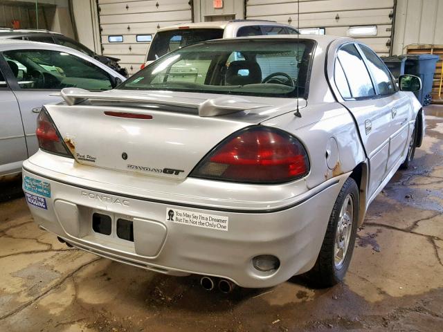 1G2NW52EX2M585230 - 2002 PONTIAC GRAND AM G SILVER photo 4