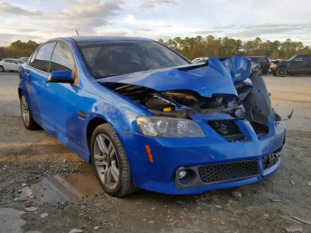 6G2ER57719L213845 - 2009 PONTIAC G8 BLUE photo 1