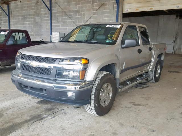 1GCDT13E678143522 - 2007 CHEVROLET COLORADO SILVER photo 2