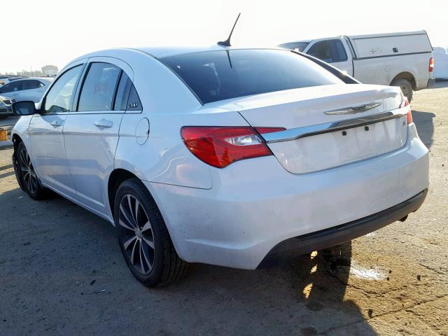 1C3CCBBB6DN500496 - 2013 CHRYSLER 200 TOURIN WHITE photo 3