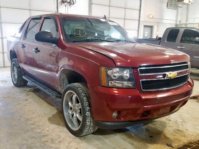 3GNEK123X7G111729 - 2007 CHEVROLET AVALANCHE MAROON photo 1