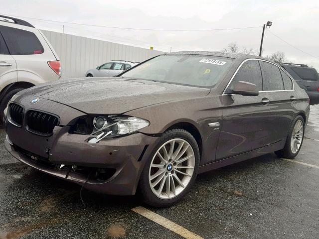 WBAFU7C50CDU58534 - 2012 BMW 535 XI BROWN photo 2