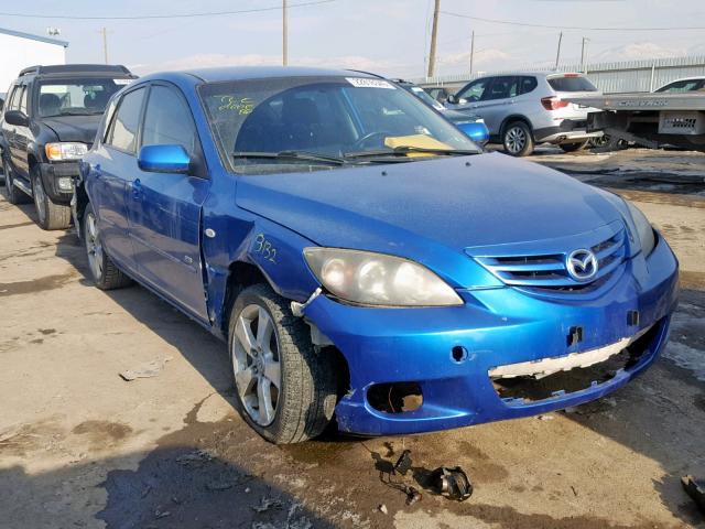 JM1BK143351305488 - 2005 MAZDA 3 HATCHBAC BLUE photo 1