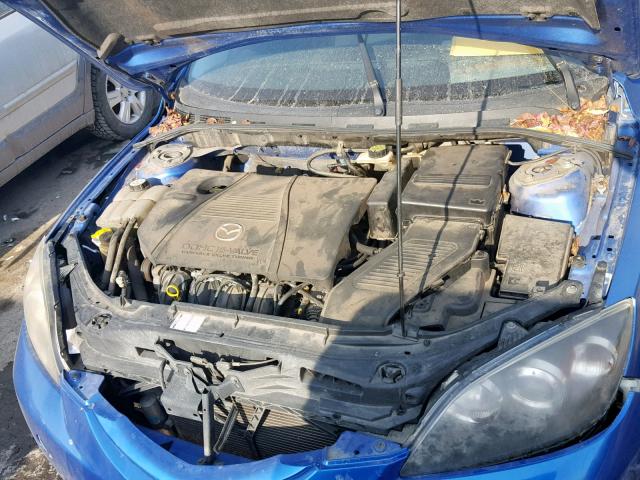 JM1BK143351305488 - 2005 MAZDA 3 HATCHBAC BLUE photo 7