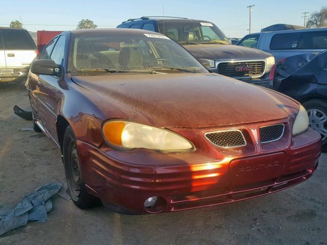 1G2NE52T51M553785 - 2001 PONTIAC GRAND AM S RED photo 1