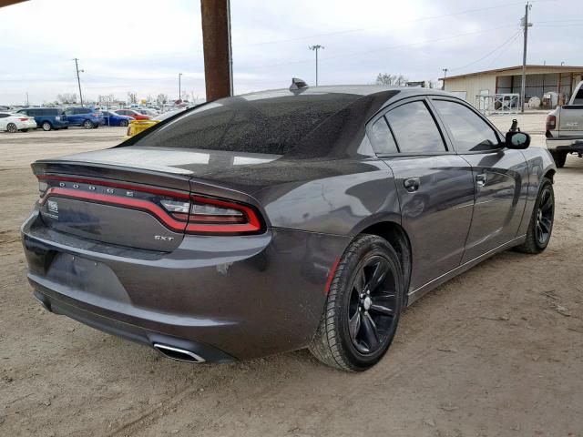 2C3CDXHG6GH317772 - 2016 DODGE CHARGER SX GRAY photo 4