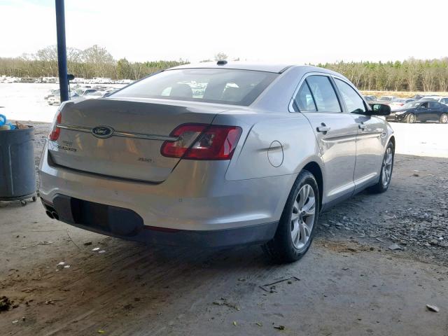 1FAHP2EW3BG136436 - 2011 FORD TAURUS SEL SILVER photo 4