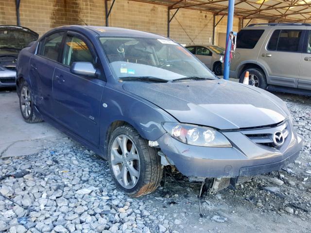 JM1BK323281813468 - 2008 MAZDA 3 S GRAY photo 1