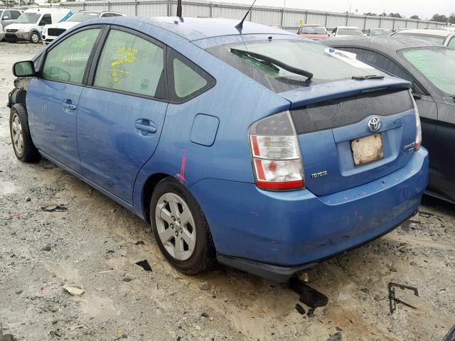 JTDKB20U853050099 - 2005 TOYOTA PRIUS BLUE photo 3