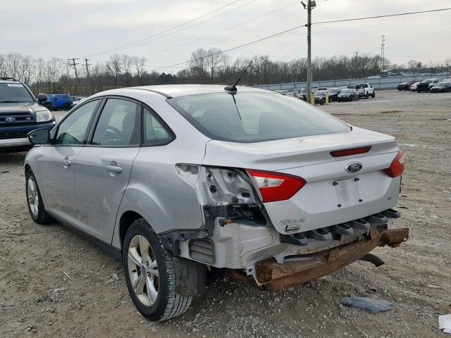 1FADP3F20DL272663 - 2013 FORD FOCUS SE SILVER photo 3