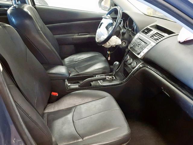 1YVHZ8CH3A5M49079 - 2010 MAZDA 6 I SILVER photo 5