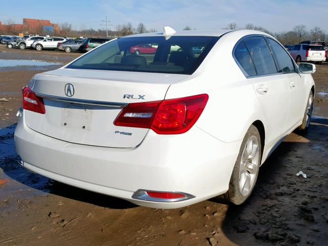 JH4KC1F31EC002495 - 2014 ACURA RLX თეთრი ფოტო 4