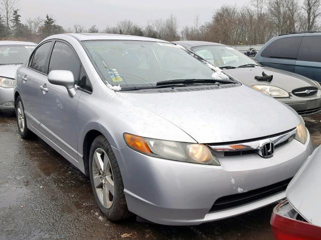 2HGFA16908H325596 - 2008 HONDA CIVIC EXL SILVER photo 1