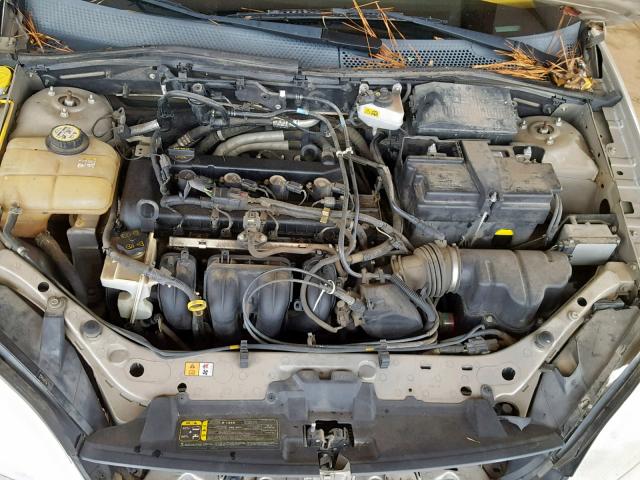 1FAFP34N07W356460 - 2007 FORD FOCUS ZX4 GOLD photo 7