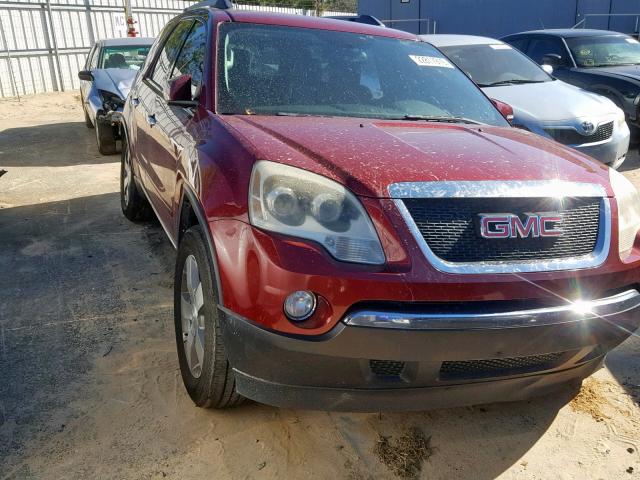 1GKKRSED3BJ135951 - 2011 GMC ACADIA SLT RED photo 1