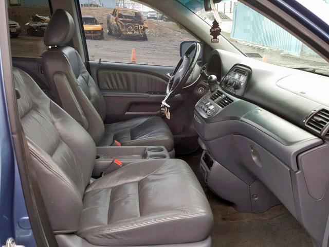 5FNRL38777B011543 - 2007 HONDA ODYSSEY EX 蓝色 照片 5