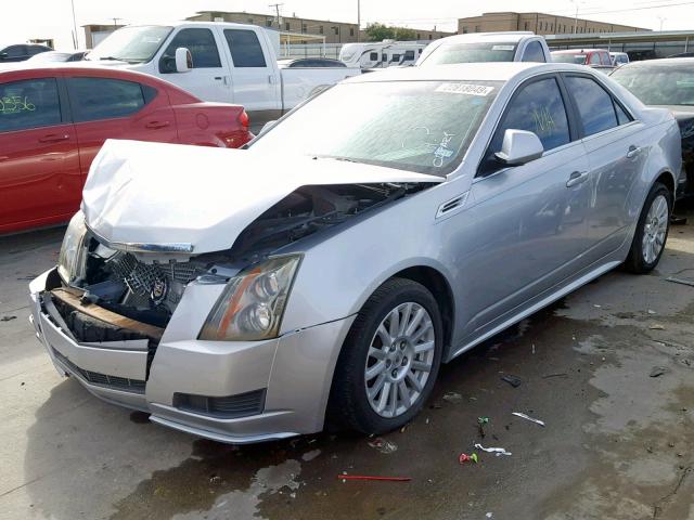 1G6DA5EG8A0117296 - 2010 CADILLAC CTS SILVER photo 2
