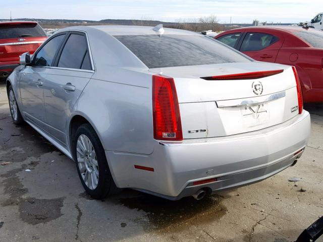 1G6DA5EG8A0117296 - 2010 CADILLAC CTS SILVER photo 3
