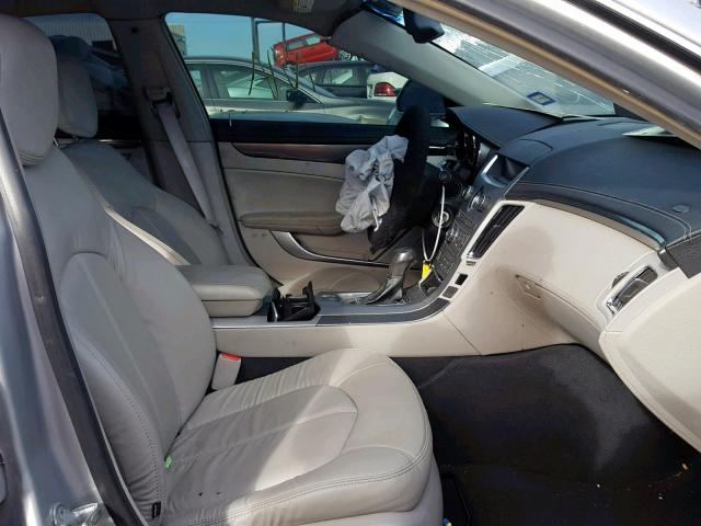 1G6DA5EG8A0117296 - 2010 CADILLAC CTS SILVER photo 5