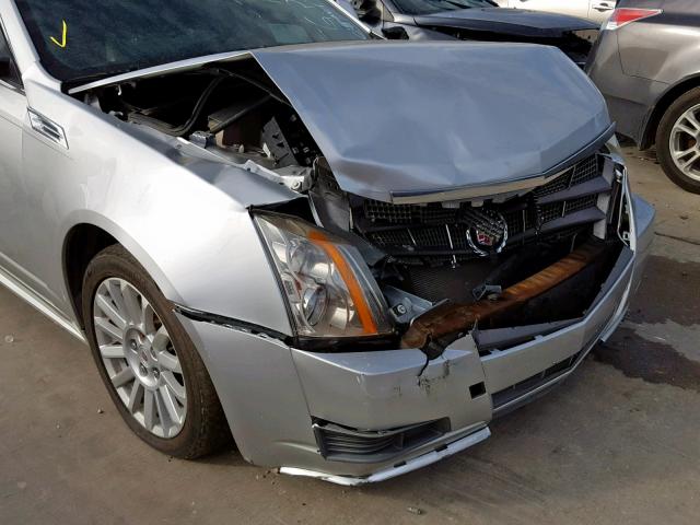 1G6DA5EG8A0117296 - 2010 CADILLAC CTS SILVER photo 9