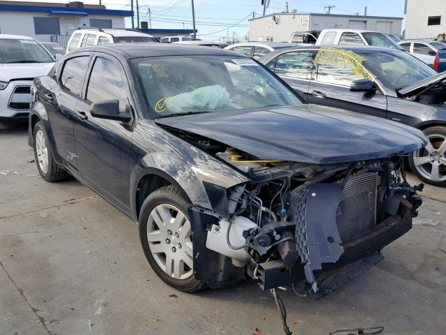 1B3BD4FBXBN578515 - 2011 DODGE AVENGER EX BLACK photo 1