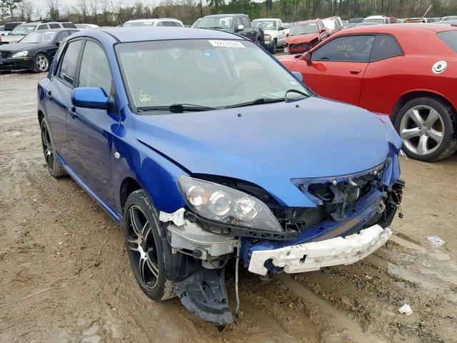 JM1BK344281812441 - 2008 MAZDA 3 HATCHBAC BLUE photo 1