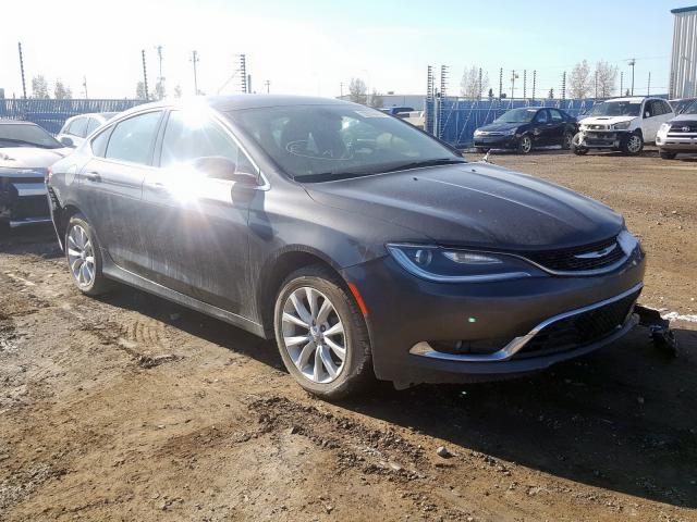 1C3CCCCG5FN610913 - 2015 CHRYSLER 200 C GRAY photo 1