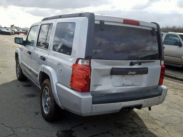 1J8HG48K86C191887 - 2006 JEEP COMMANDER 银色 照片 3
