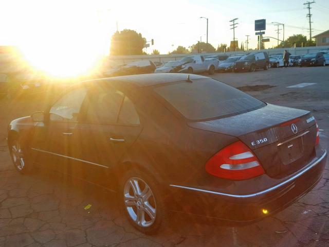 WDBUF56J66A962494 - 2006 MERCEDES-BENZ E 350 BLACK photo 3