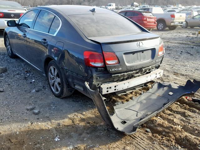 JTHCE96SX80017586 - 2008 LEXUS GS 350 GRAY photo 3