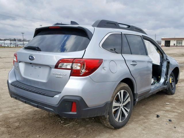 4S4BSENC1J3357458 - 2018 SUBARU OUTBACK 3. SILVER photo 4