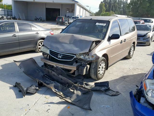 5FNRL18583B003366 - 2003 HONDA ODYSSEY LX GOLD photo 2