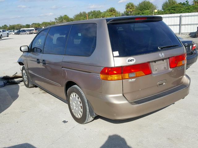 5FNRL18583B003366 - 2003 HONDA ODYSSEY LX GOLD photo 3